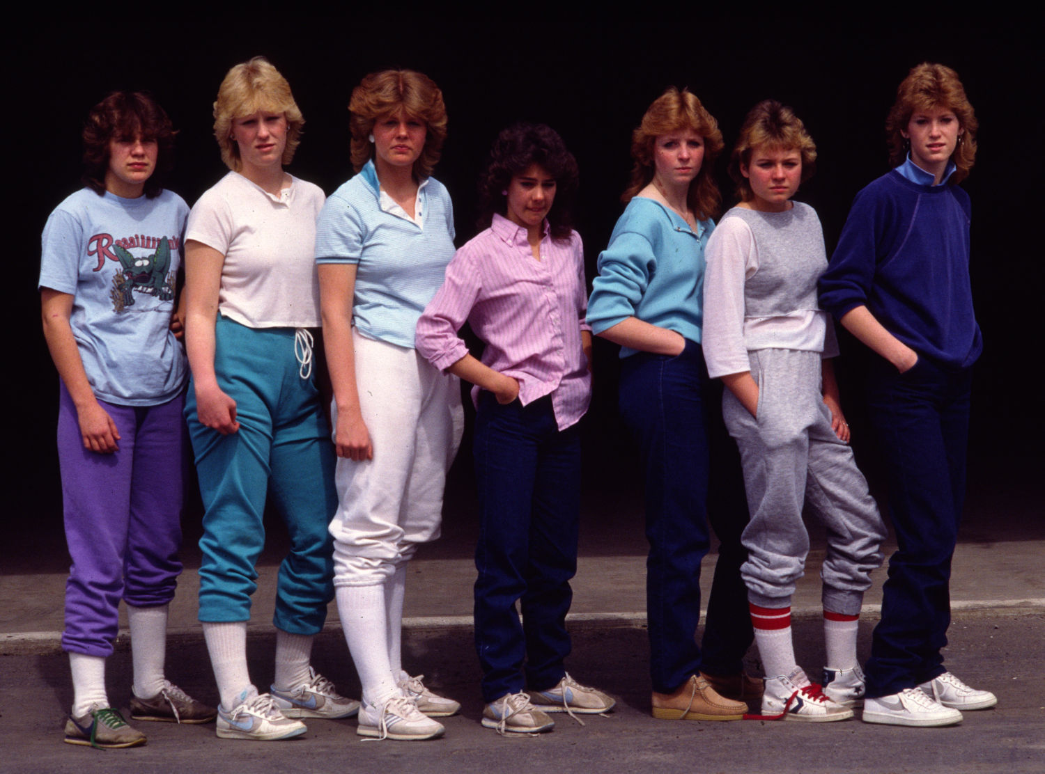 Sweatpants weren't acceptable school attire